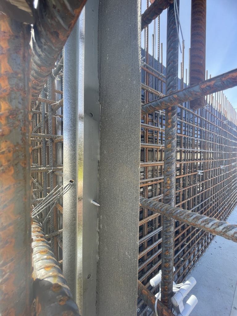 WPM® Crack Inducing Waterstop in the wall construction.