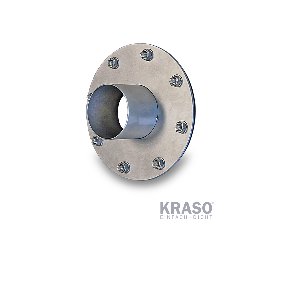 KRASO Flange Plate stainless steel V2A (piece)